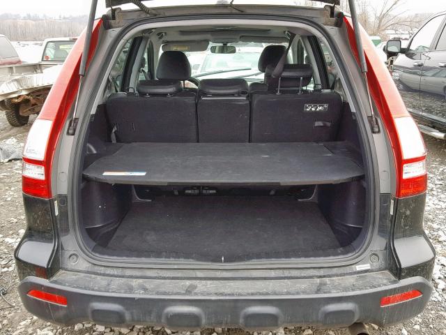 JHLRE387X7C071651 - 2007 HONDA CR-V EXL BLACK photo 9