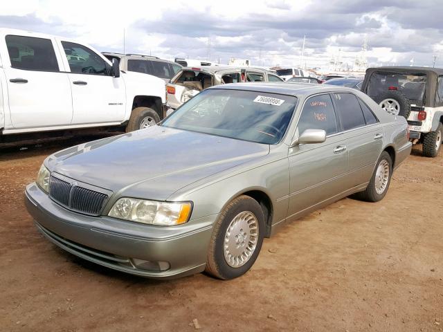 JNKBY31A8XM605461 - 1999 INFINITI Q45 BASE GREEN photo 2