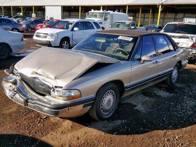 1G4CW53L0N1640351 - 1992 BUICK PARK AVENU BROWN photo 2