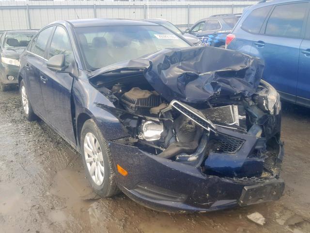 1G1PC5SH3B7243617 - 2011 CHEVROLET CRUZE LS BLUE photo 1