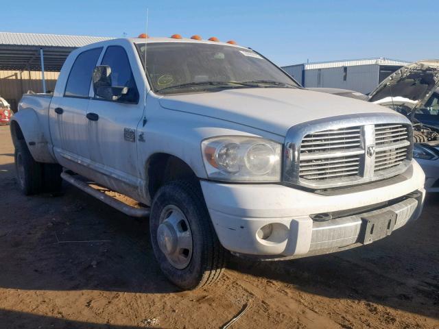 3D3MX49A27G814292 - 2007 DODGE RAM 3500 WHITE photo 1