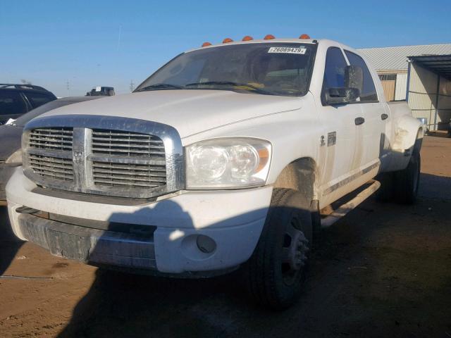 3D3MX49A27G814292 - 2007 DODGE RAM 3500 WHITE photo 2