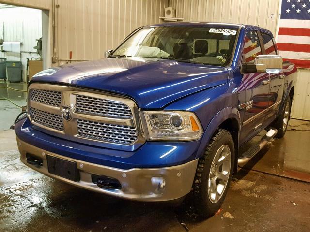 1C6RR7NM2GS414159 - 2016 RAM 1500 LARAM BLUE photo 2