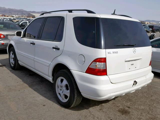 4JGAB57E93A415874 - 2003 MERCEDES-BENZ ML 350 WHITE photo 3