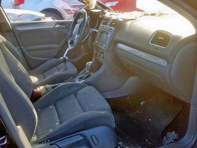 WVWDM7AJ8CW078422 - 2012 VOLKSWAGEN GOLF 黑色 照片 5