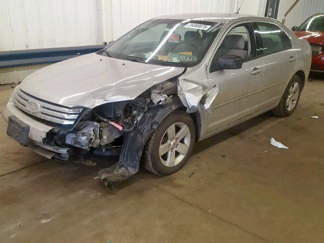 3FAHP06Z48R148674 - 2008 FORD FUSION S SILVER photo 2