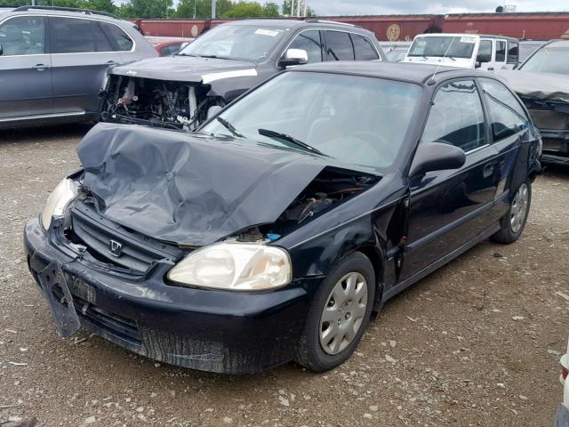 2HGEJ6345XH104527 - 1999 HONDA CIVIC DX  photo 2