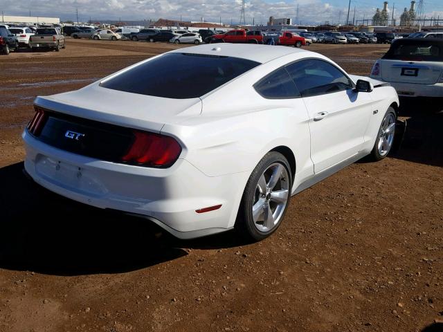 1FA6P8CFXJ5159980 - 2018 FORD MUSTANG GT WHITE photo 4