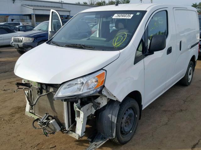 3N6CM0KN6EK700922 - 2014 NISSAN NV200 2.5S WHITE photo 2