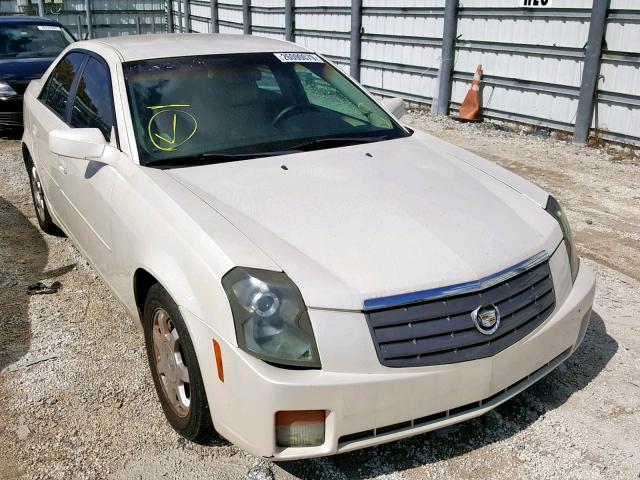 1G6DM577740107268 - 2004 CADILLAC CTS WHITE photo 1