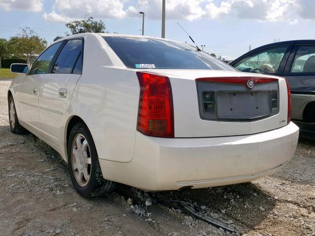 1G6DM577740107268 - 2004 CADILLAC CTS WHITE photo 3