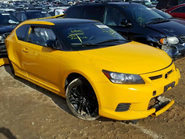 JTKJF5C75C3025044 - 2012 TOYOTA SCION TC YELLOW photo 1