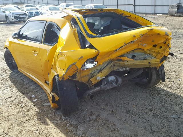 JTKJF5C75C3025044 - 2012 TOYOTA SCION TC YELLOW photo 3