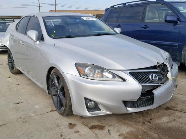 JTHBE5C20B5027420 - 2011 LEXUS IS 350 SILVER photo 1