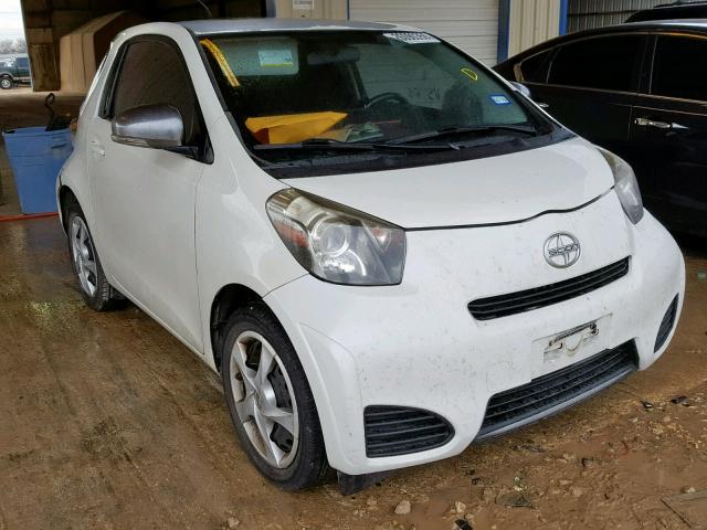 JTNJJXB07CJ014141 - 2012 TOYOTA SCION IQ WHITE photo 1