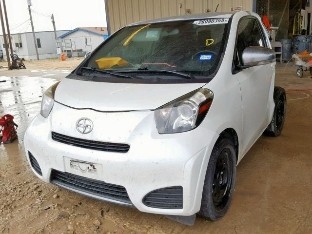 JTNJJXB07CJ014141 - 2012 TOYOTA SCION IQ WHITE photo 2