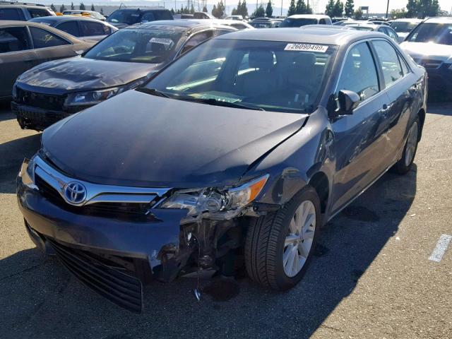 4T1BD1FK9CU044051 - 2012 TOYOTA CAMRY HYBR GRAY photo 2