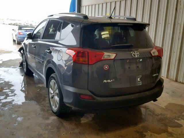 2T3YFREV2FW192259 - 2015 TOYOTA RAV4 LIMIT GRAY photo 3