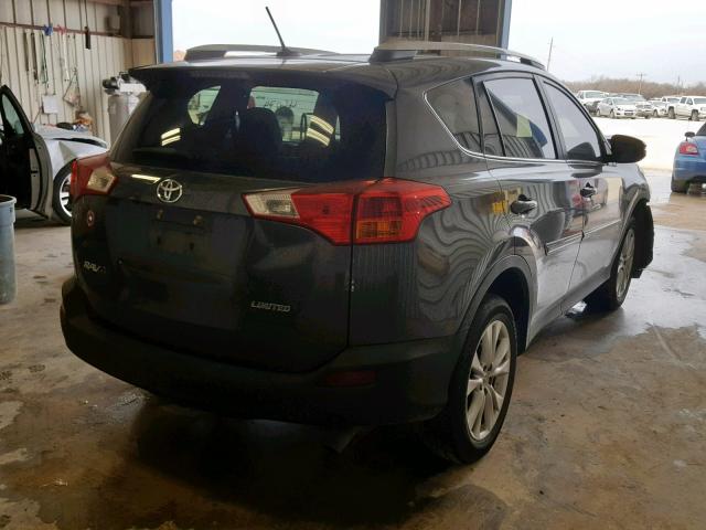 2T3YFREV2FW192259 - 2015 TOYOTA RAV4 LIMIT GRAY photo 4