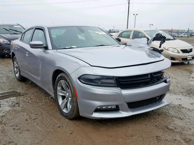 2C3CDXHGXFH819716 - 2015 DODGE CHARGER SX GRAY photo 1