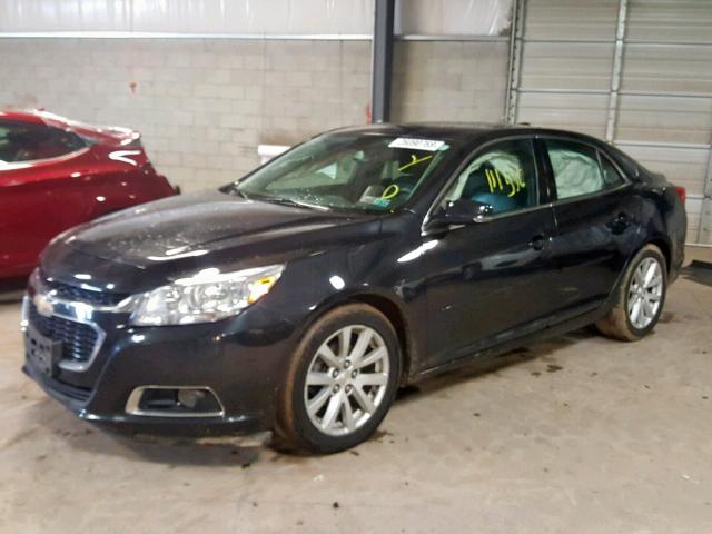 1G11D5SLXFF267870 - 2015 CHEVROLET MALIBU 2LT BLACK photo 2