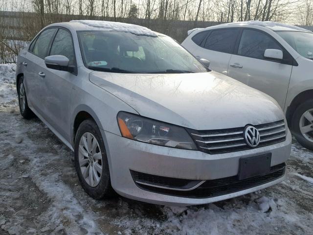 1VWAT7A37EC088111 - 2014 VOLKSWAGEN PASSAT S SILVER photo 1