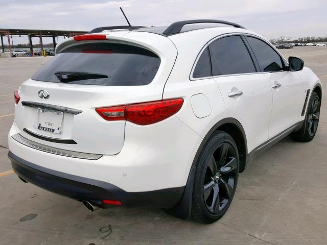 JN8CS1MW3FM481492 - 2015 INFINITI QX70 WHITE photo 4