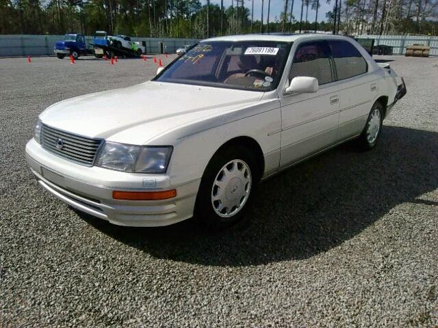 JT8BH22F7T0049049 - 1996 LEXUS LS 400 WHITE photo 2