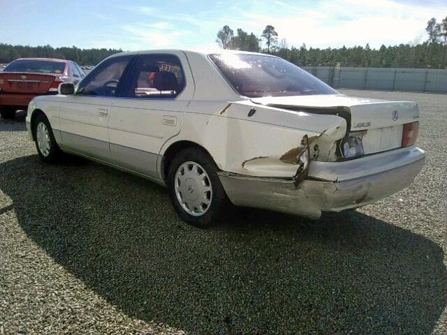 JT8BH22F7T0049049 - 1996 LEXUS LS 400 WHITE photo 4