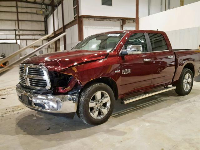 1C6RR7LT2HS598353 - 2017 RAM 1500 SLT MAROON photo 2