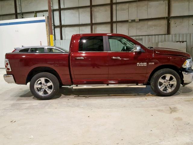 1C6RR7LT2HS598353 - 2017 RAM 1500 SLT MAROON photo 9