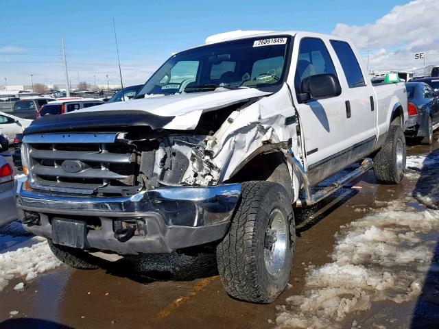 1FTSW31F5YEC84140 - 2000 FORD F350 SRW S WHITE photo 2