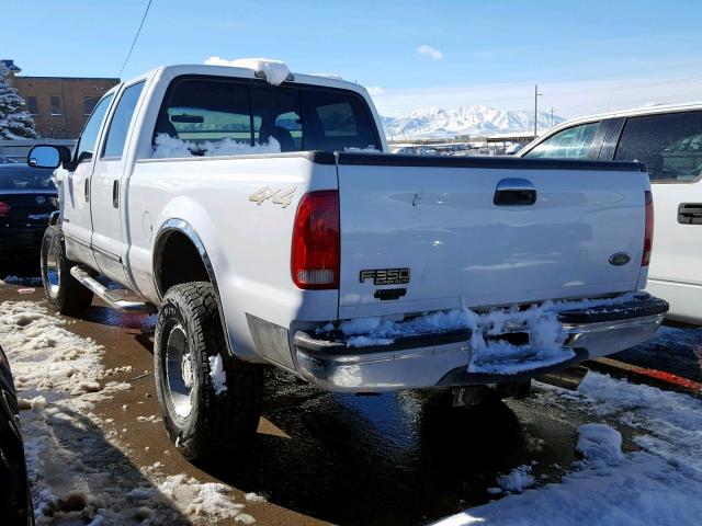 1FTSW31F5YEC84140 - 2000 FORD F350 SRW S WHITE photo 3