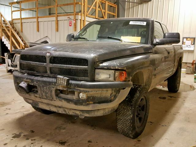 3B7KF23692M283954 - 2002 DODGE RAM 2500 BLACK photo 2