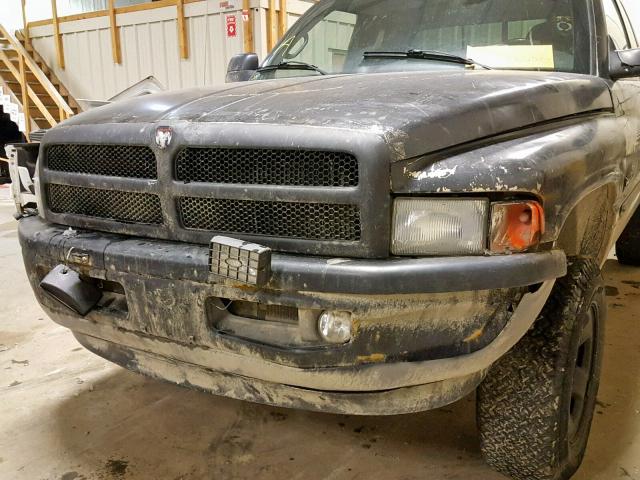 3B7KF23692M283954 - 2002 DODGE RAM 2500 BLACK photo 9