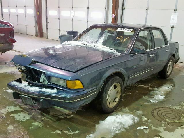 1G4AG55M9S6475490 - 1995 BUICK CENTURY SP GREEN photo 2