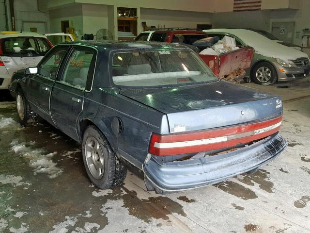 1G4AG55M9S6475490 - 1995 BUICK CENTURY SP GREEN photo 3