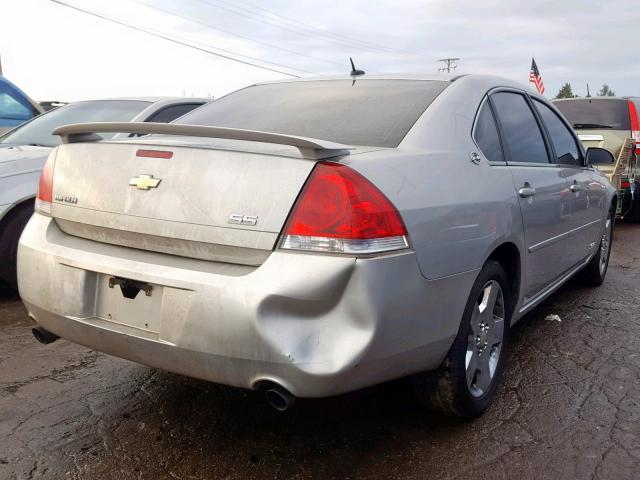 2G1WD58C289280041 - 2008 CHEVROLET IMPALA SUP 银色 照片 4