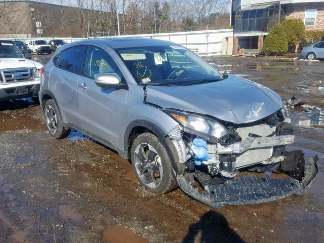 3CZRU6H57JM730091 - 2018 HONDA HR-V EX GRAY photo 1