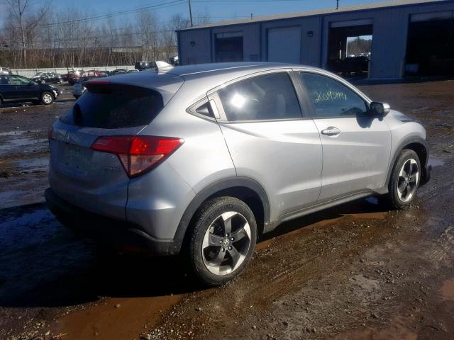 3CZRU6H57JM730091 - 2018 HONDA HR-V EX GRAY photo 4