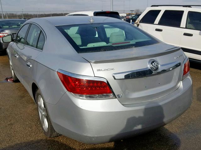 1G4GA5GC4BF167191 - 2011 BUICK LACROSSE C SILVER photo 3