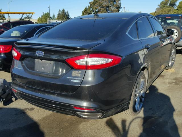 3FA6P0K92DR108813 - 2013 FORD FUSION TIT BLACK photo 4