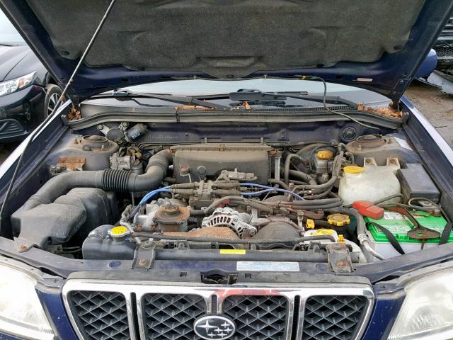 JF1SF65591H725698 - 2001 SUBARU FORESTER S BLUE photo 7