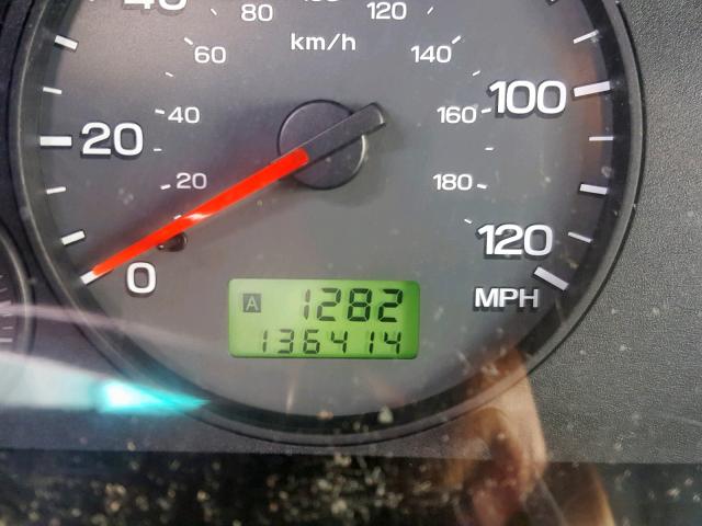 JF1SF65591H725698 - 2001 SUBARU FORESTER S BLUE photo 8