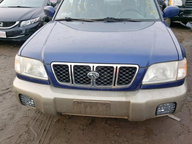 JF1SF65591H725698 - 2001 SUBARU FORESTER S BLUE photo 9
