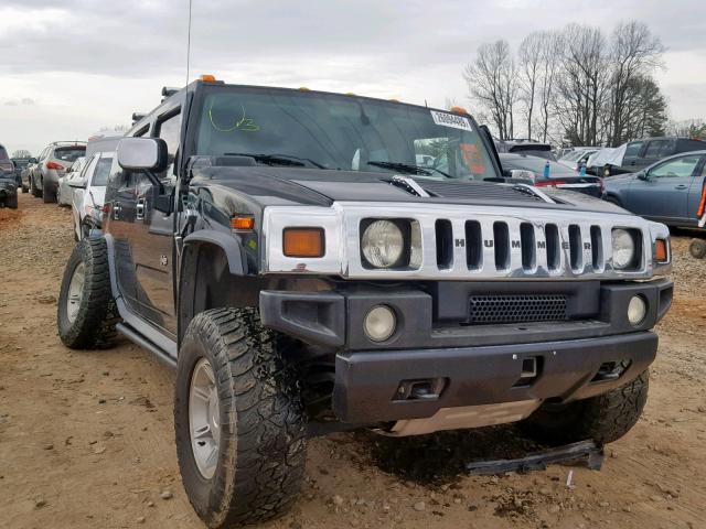 5GRGN23UX4H109372 - 2004 HUMMER H2 BLACK photo 1