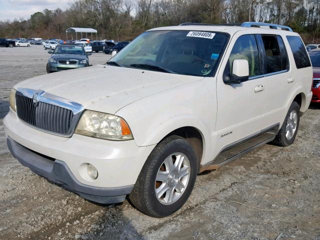 5LMEU88H13ZJ15170 - 2003 LINCOLN AVIATOR 白色 照片 2