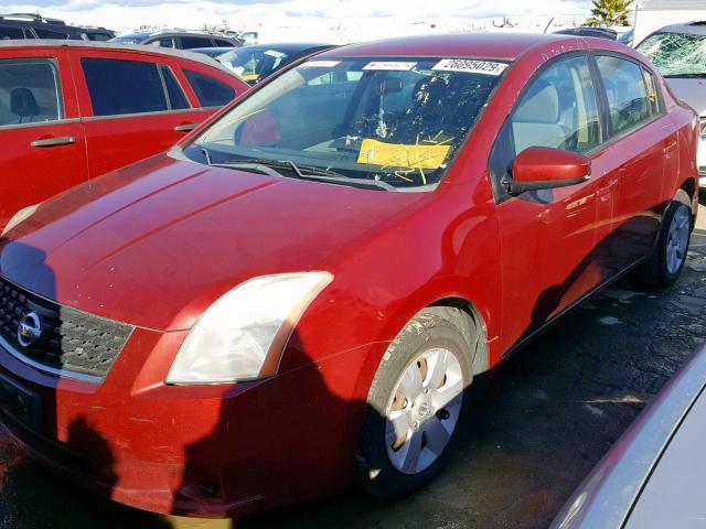 3N1AB61E88L635349 - 2008 NISSAN SENTRA 2.0 RED photo 2