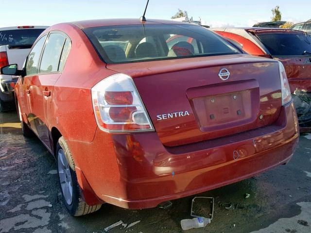 3N1AB61E88L635349 - 2008 NISSAN SENTRA 2.0 RED photo 3