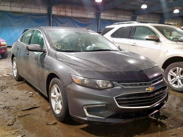 1G1ZB5ST7HF111104 - 2017 CHEVROLET MALIBU LS GRAY photo 1